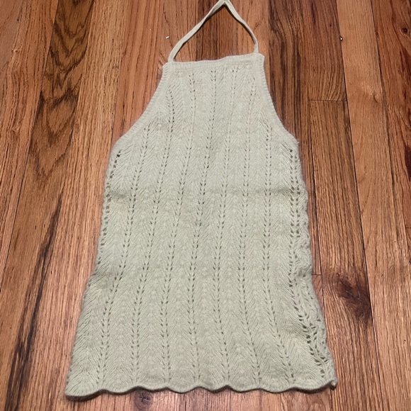 Liu Jo Angora Blend Knit Halter Top Size S - Picture 2 of 8